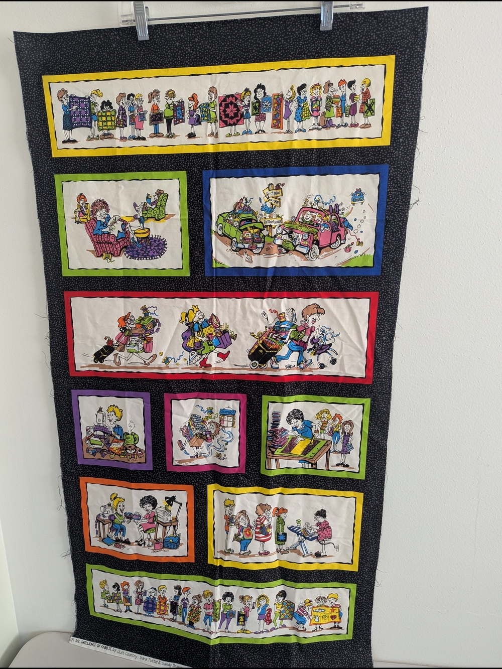 Moda Under the Influence of Fabric Quilt Panel Cotton Sara Tuttle Brawner Sewing